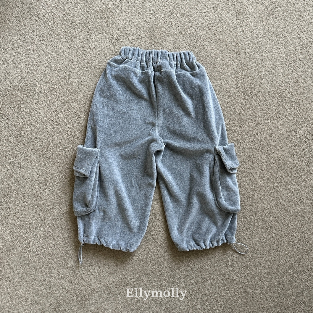 ［ELLY MOLLY］Rolling big cargo pants