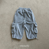 ［ELLY MOLLY］Rolling big cargo pants
