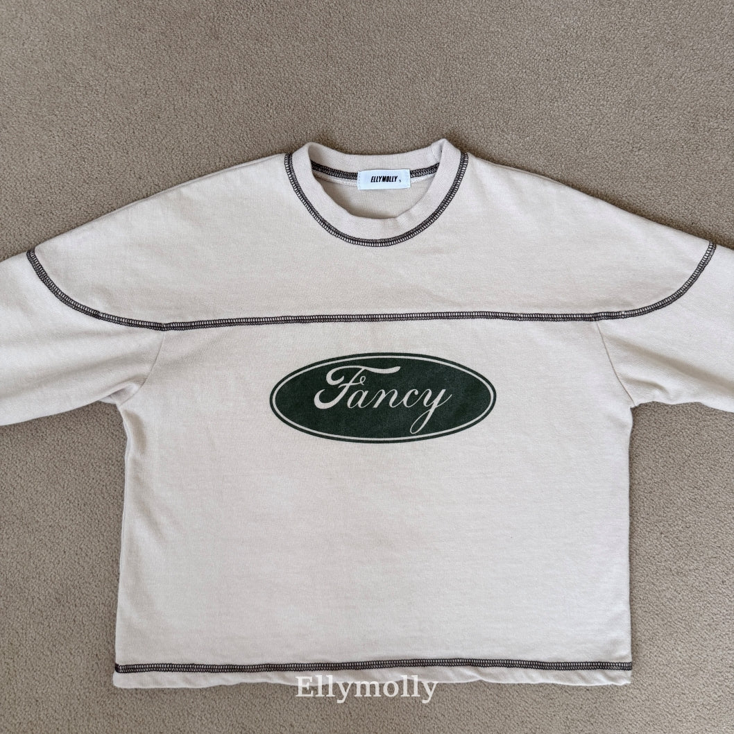 ［ELLY MOLLY］Fancy boxy tee
