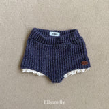［ELLY MOLLY］Muffin wool knit pants