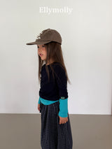 ［ELLY MOLLY］Rolling layered tee