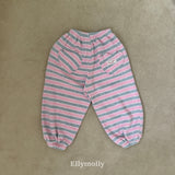 ［ELLY MOLLY］Gray heart jogger pants