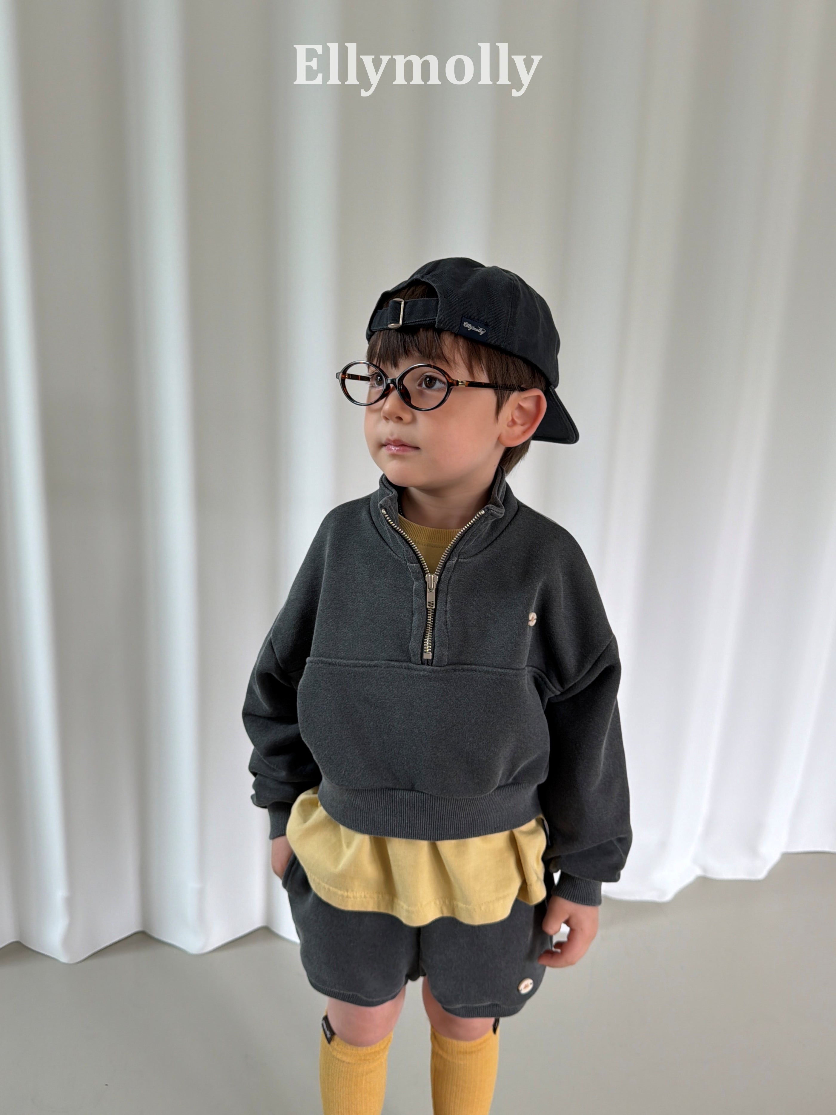 ［ELLY MOLLY］Arch pigment zip up