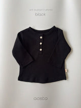 ［Aosta］Butter Button Tee