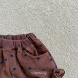 ［ELLY MOLLY］Dot frill pants