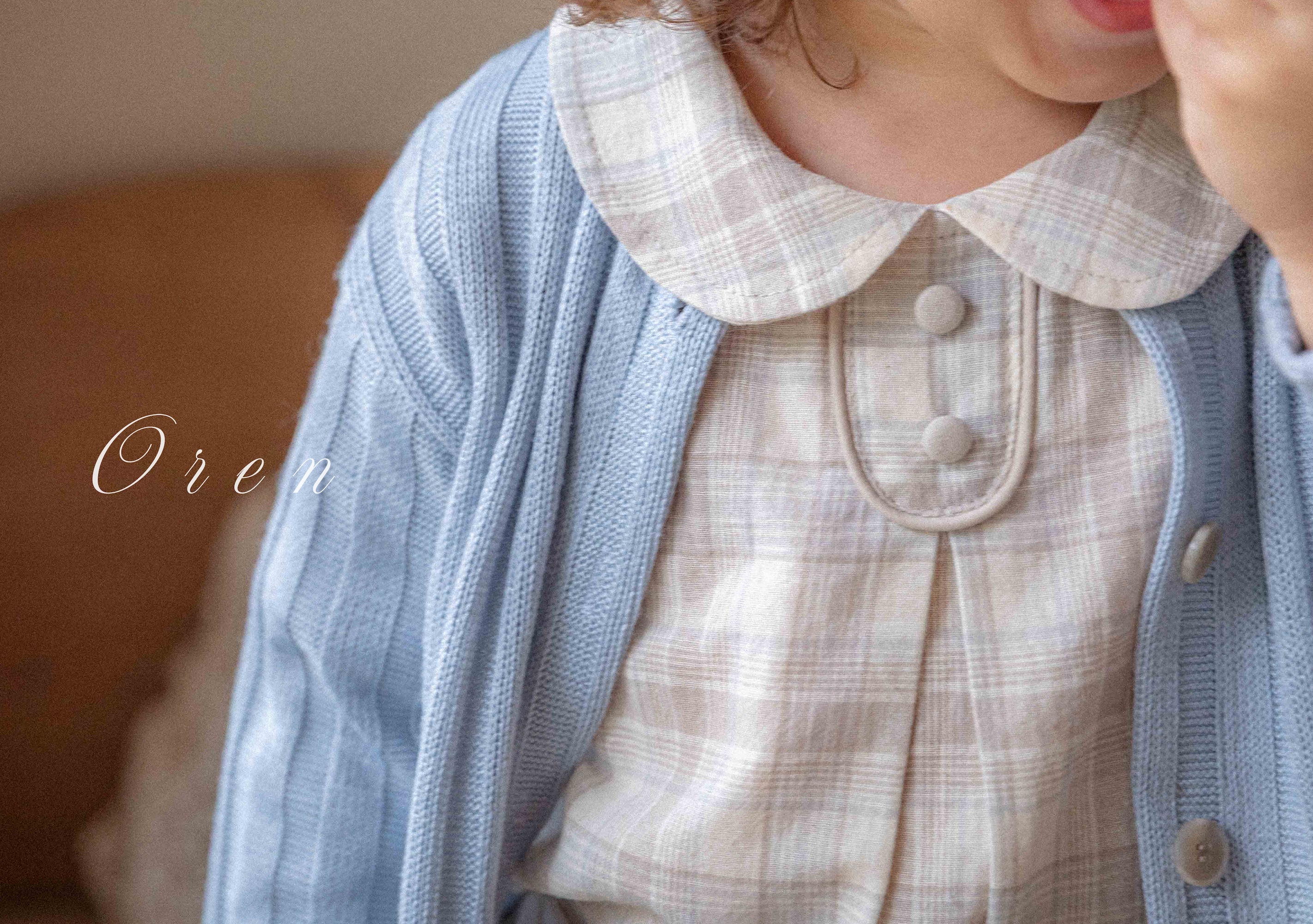［OREN］Allo cardigan & beret set