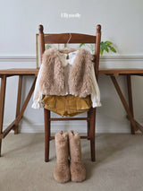 ［ELLY MOLLY］Fluffy vest
