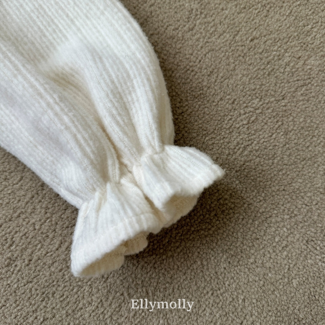 ［ELLY MOLLY］Honey round collar blouse