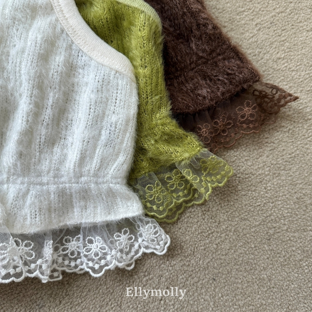 ［ELLY MOLLY］Blooming knit bustier