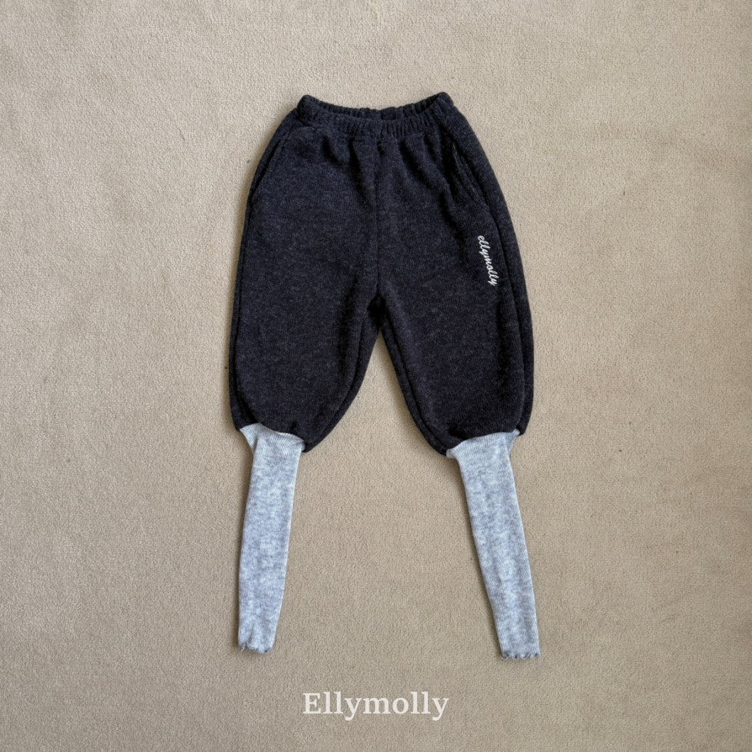 ［ELLY MOLLY］Point warm pants