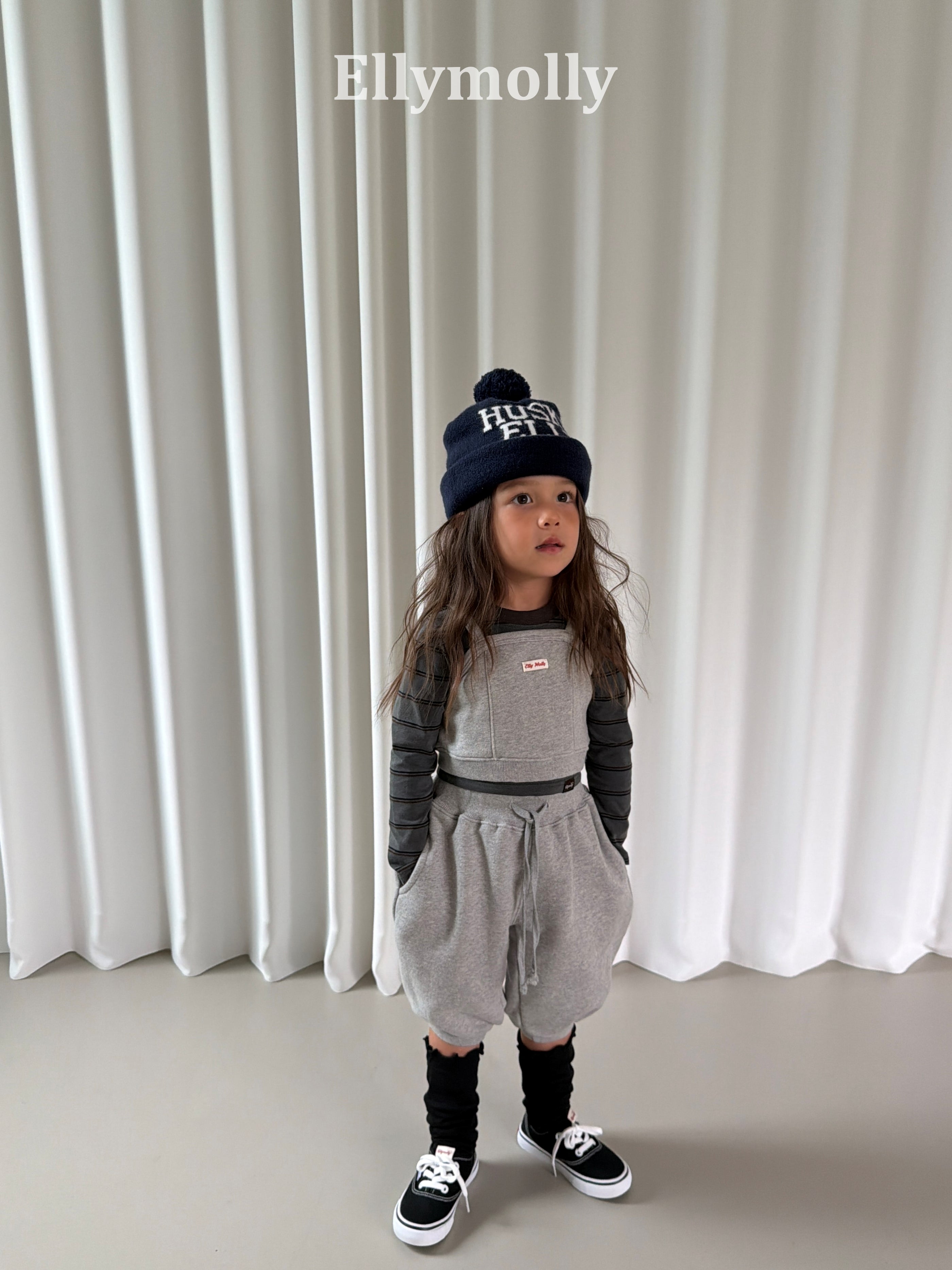 ［ELLY MOLLY］Bubble capri pants