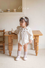 ［OREN］Nunu jacquard double rompers