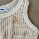 ［ELLY MOLLY］Velvet crunch vest