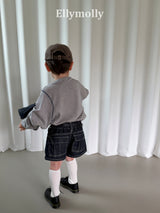 ［ELLY MOLLY］Flap non-fade denim short pants