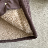 ［ELLY MOLLY］Soft tow tone mouton jacket