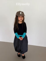 ［ELLY MOLLY］Rolling layered tee