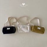 ［Lala land］One tone corduroy cross bag