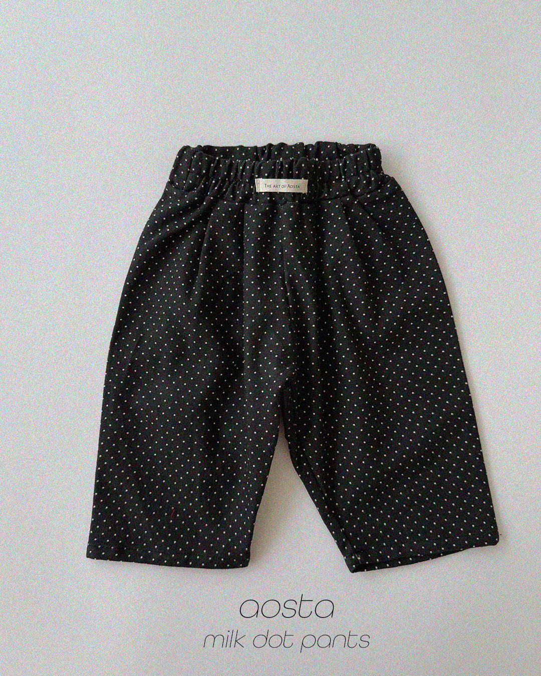 ［Aosta］Milk Dot Pants