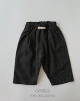 ［Aosta］Milk Dot Pants