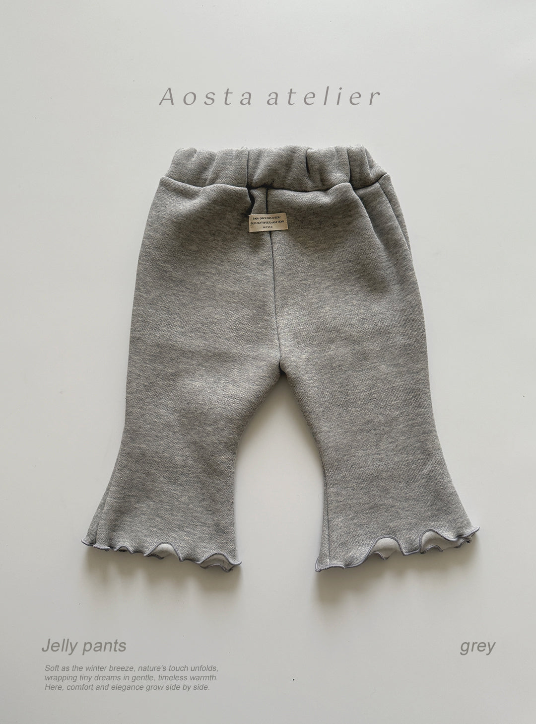 ［Aosta］Jelly pants