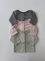 ［Aosta］Kiki Check Cardigan