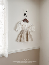 Charming suspender skirt