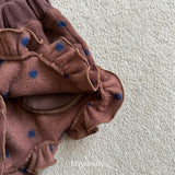 ［ELLY MOLLY］Dot frill pants