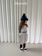［ELLY MOLLY］Bubble capri pants