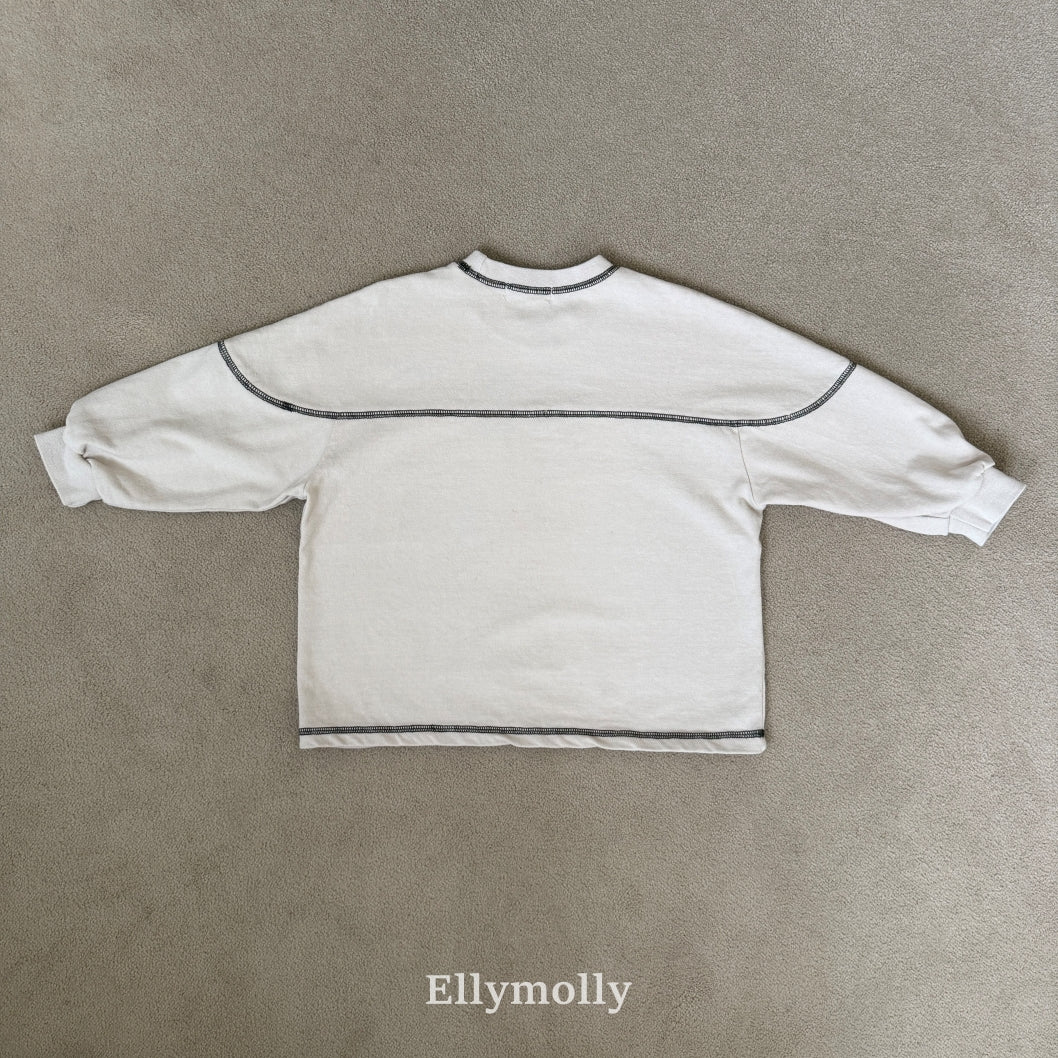 ［ELLY MOLLY］Fancy boxy tee