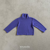 ［ELLY MOLLY］Snow warm turtleneck tee