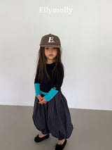 ［ELLY MOLLY］Rolling layered tee