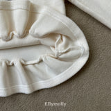 ［ELLY MOLLY］Rose frill hoodie