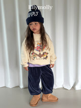 ［ELLY MOLLY］Color block raglan tee