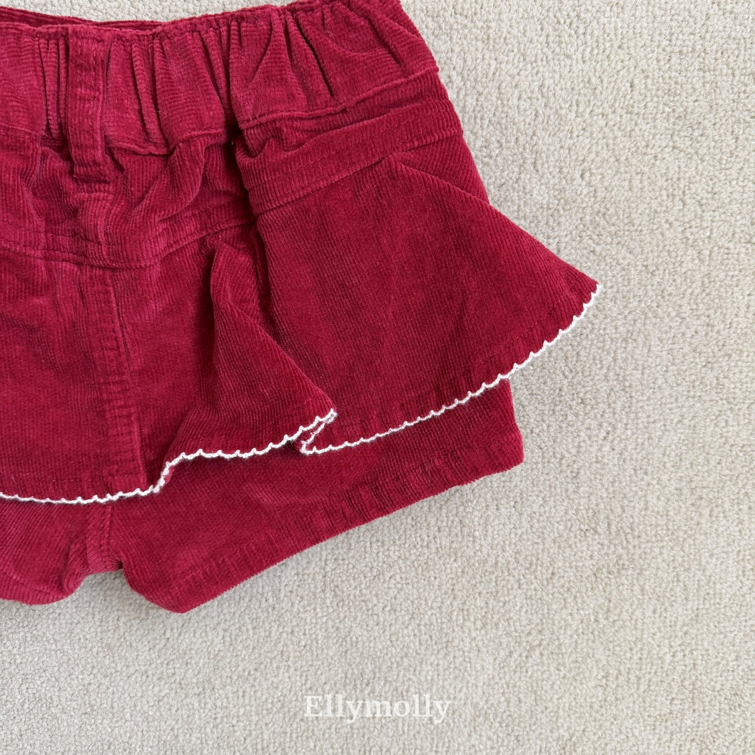 ［ELLY MOLLY］Rossy frill mini pants