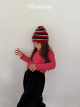 ［ELLY MOLLY］Dine wave rib tops