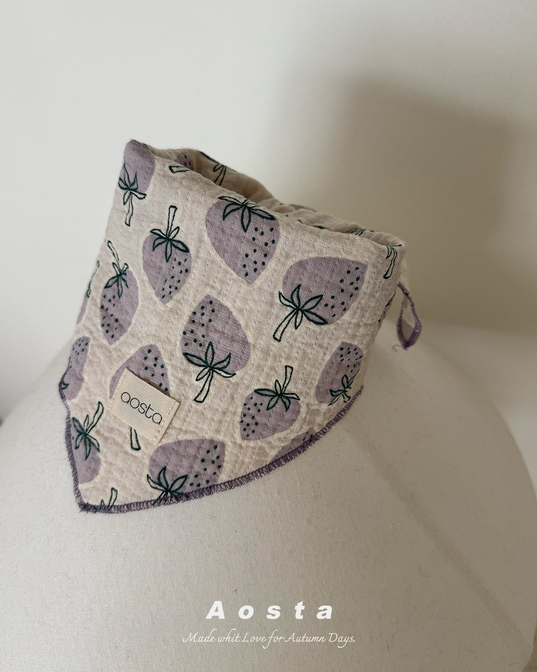 ［Aosta］Strawberry Scarf