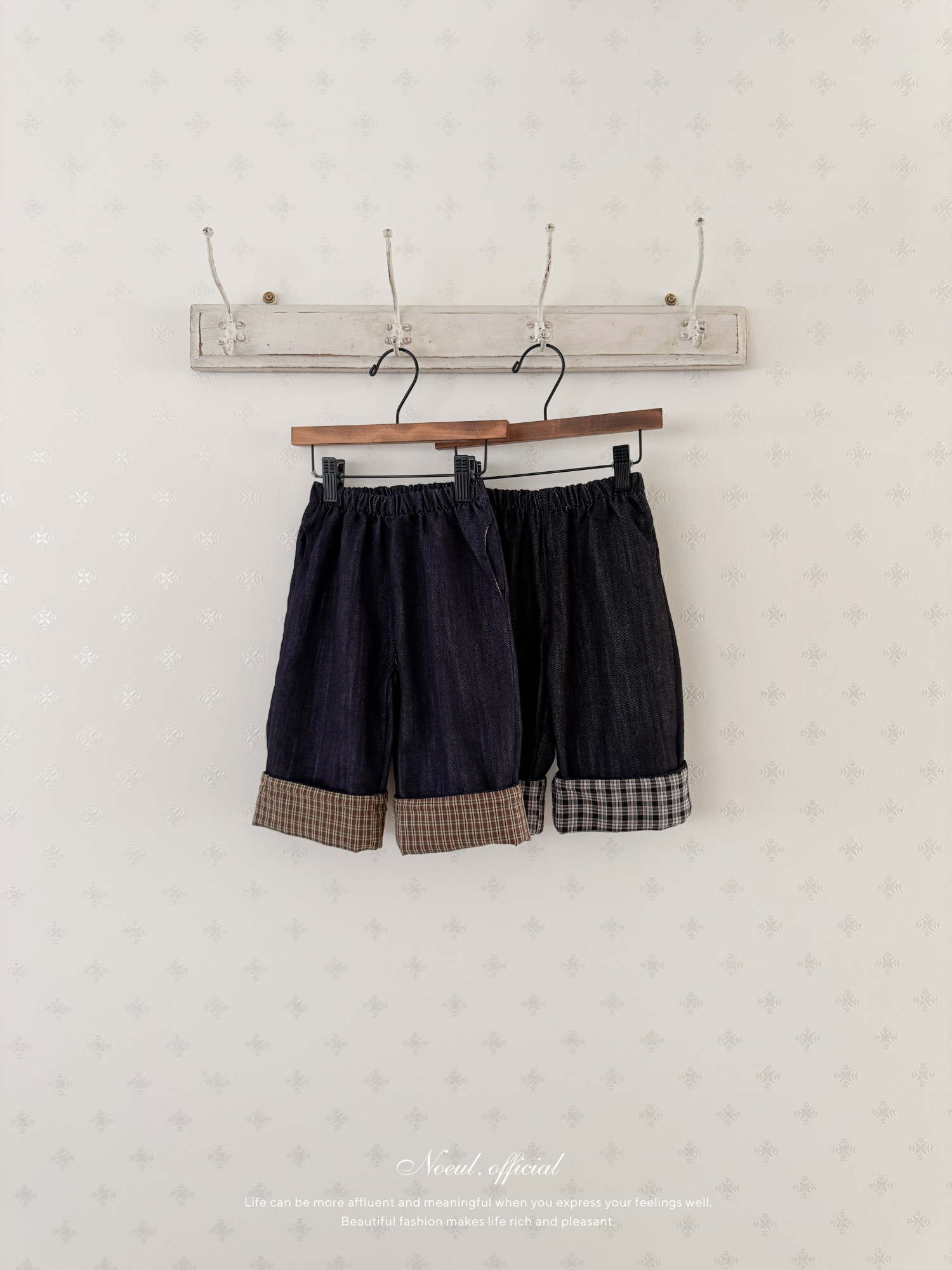 Lecel roll up pants