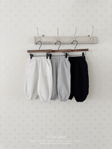 Dot crinkle jogger pants