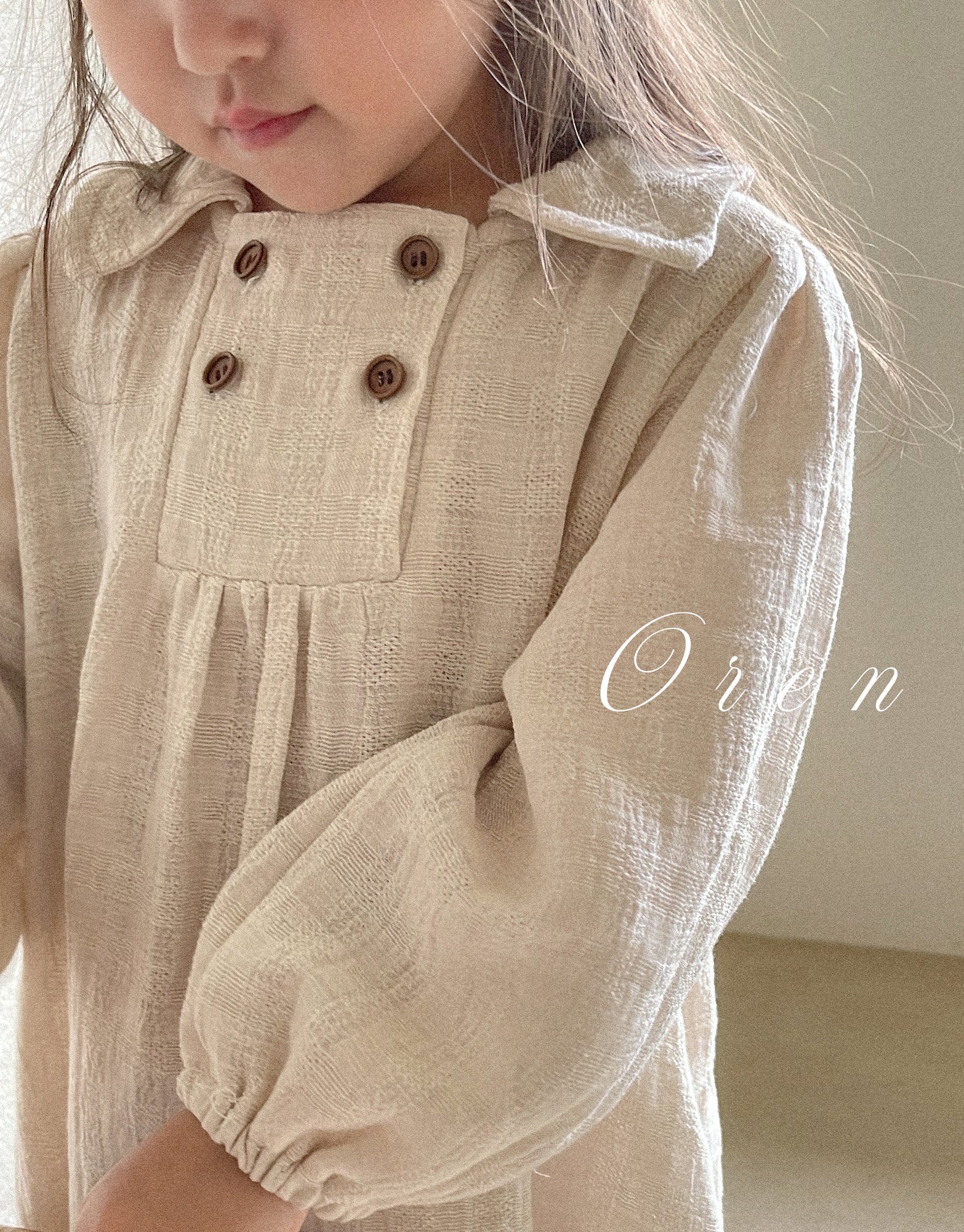 ［OREN］Nunu jacquard double one-piece