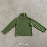 ［ELLY MOLLY］Snow warm turtleneck tee