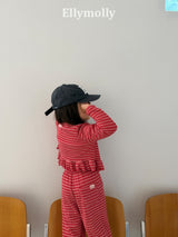 ［ELLY MOLLY］Loen stripe jogger pants