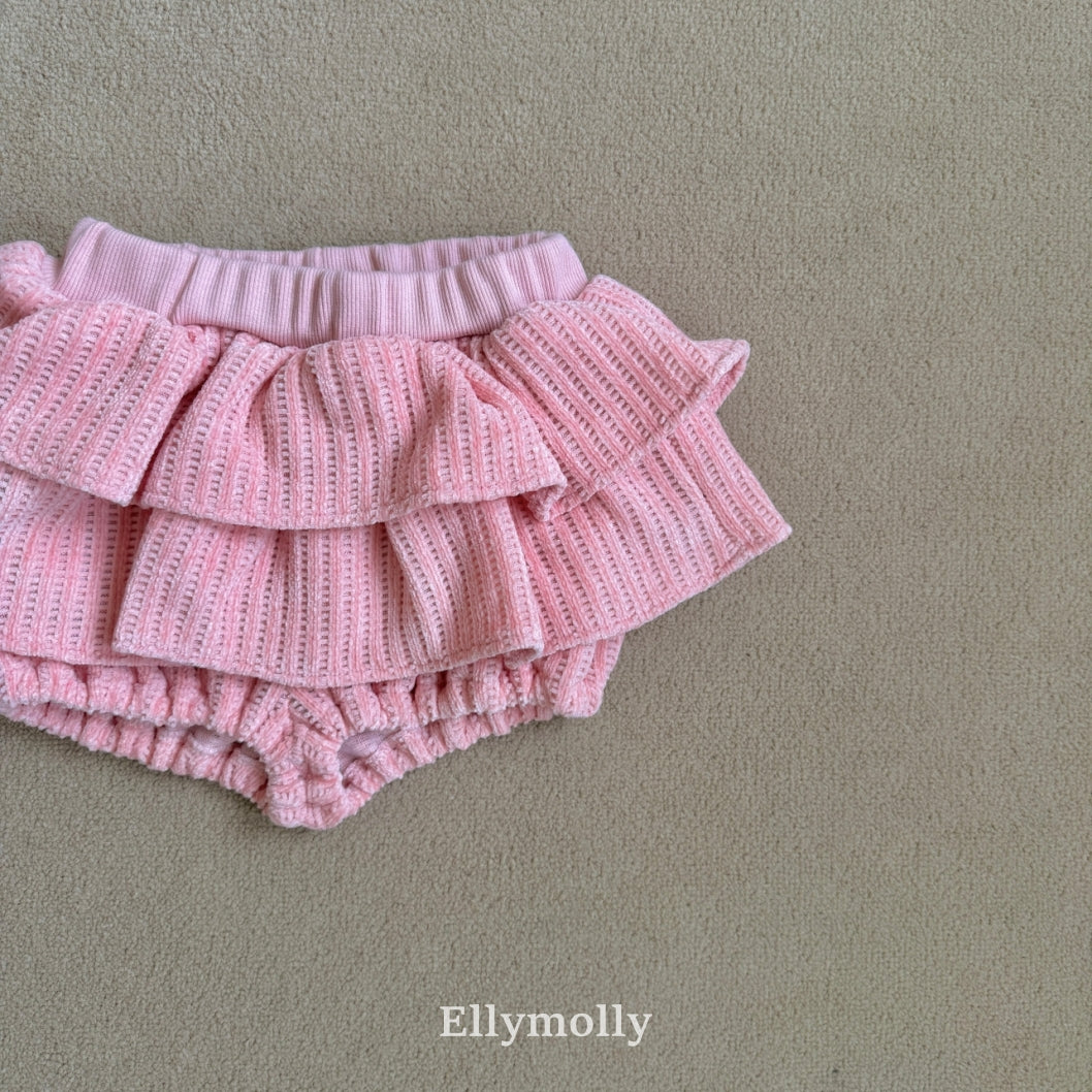 ［ELLY MOLLY］Velvet crunch pants