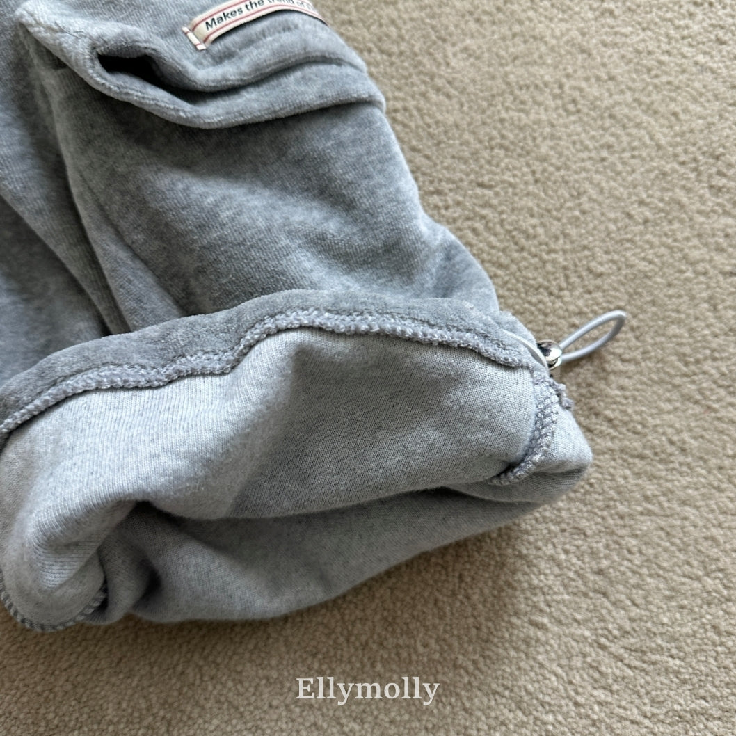 ［ELLY MOLLY］Rolling big cargo pants