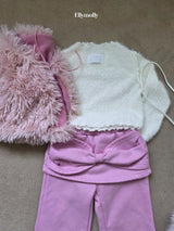 ［ELLY MOLLY］Fluffy vest