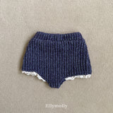 ［ELLY MOLLY］Muffin wool knit pants