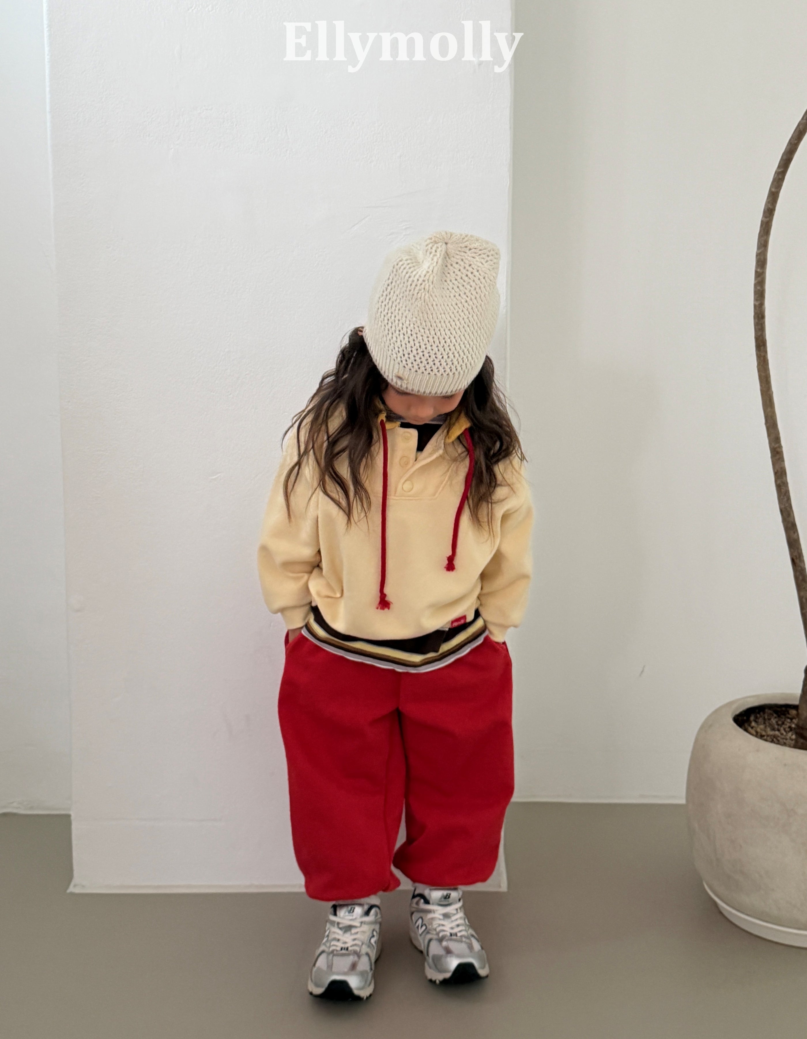 ［ELLY MOLLY］Dayday color jogger pants