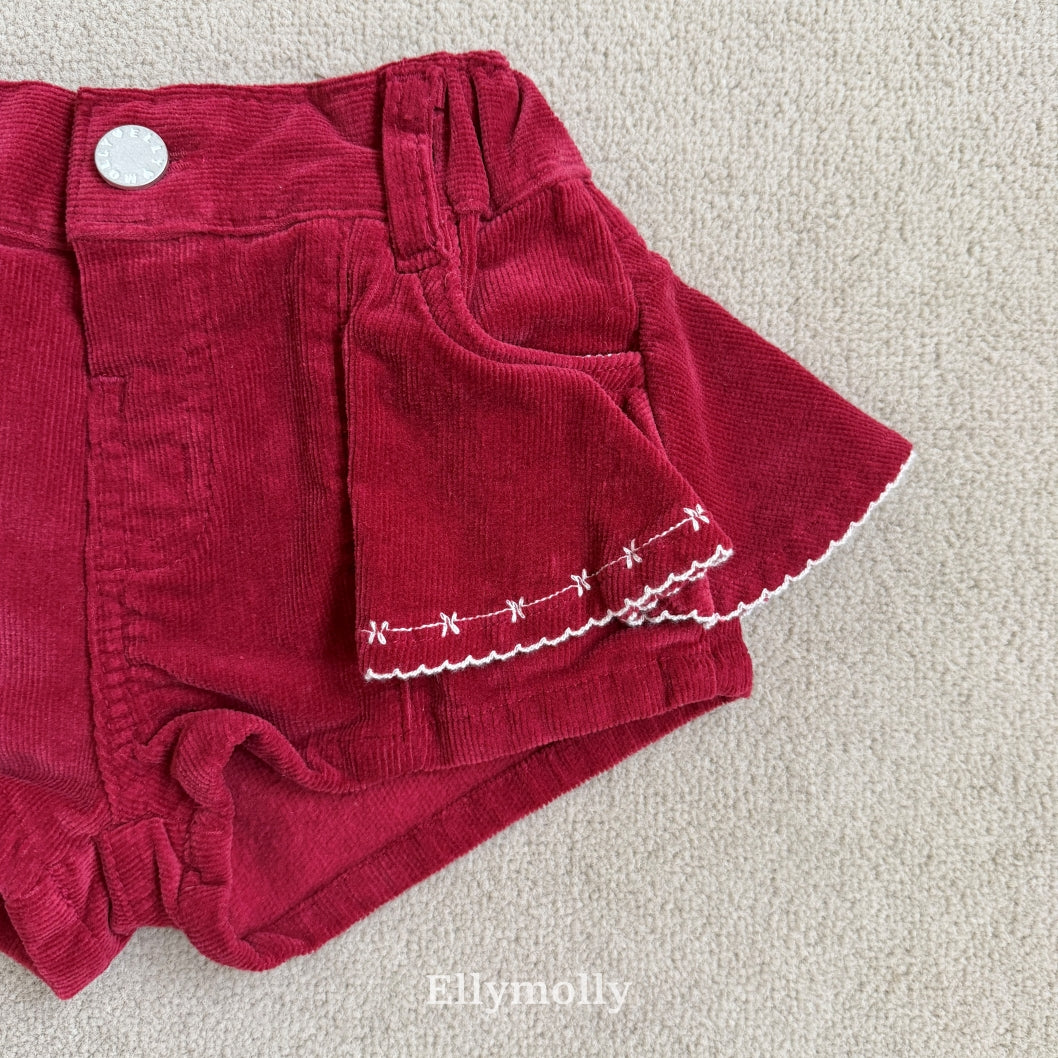 ［ELLY MOLLY］Rossy frill mini pants