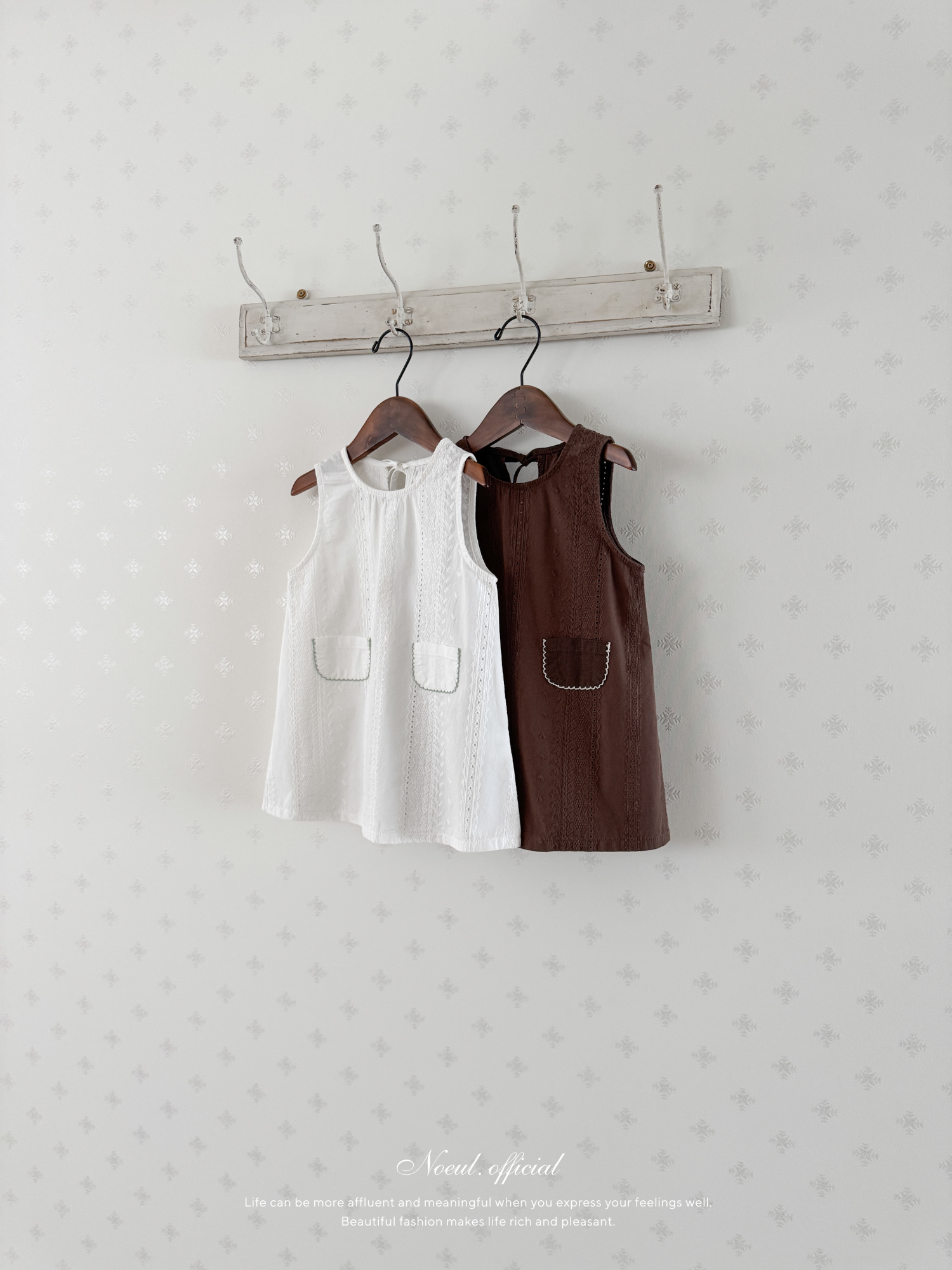 Lace pocket one-piece