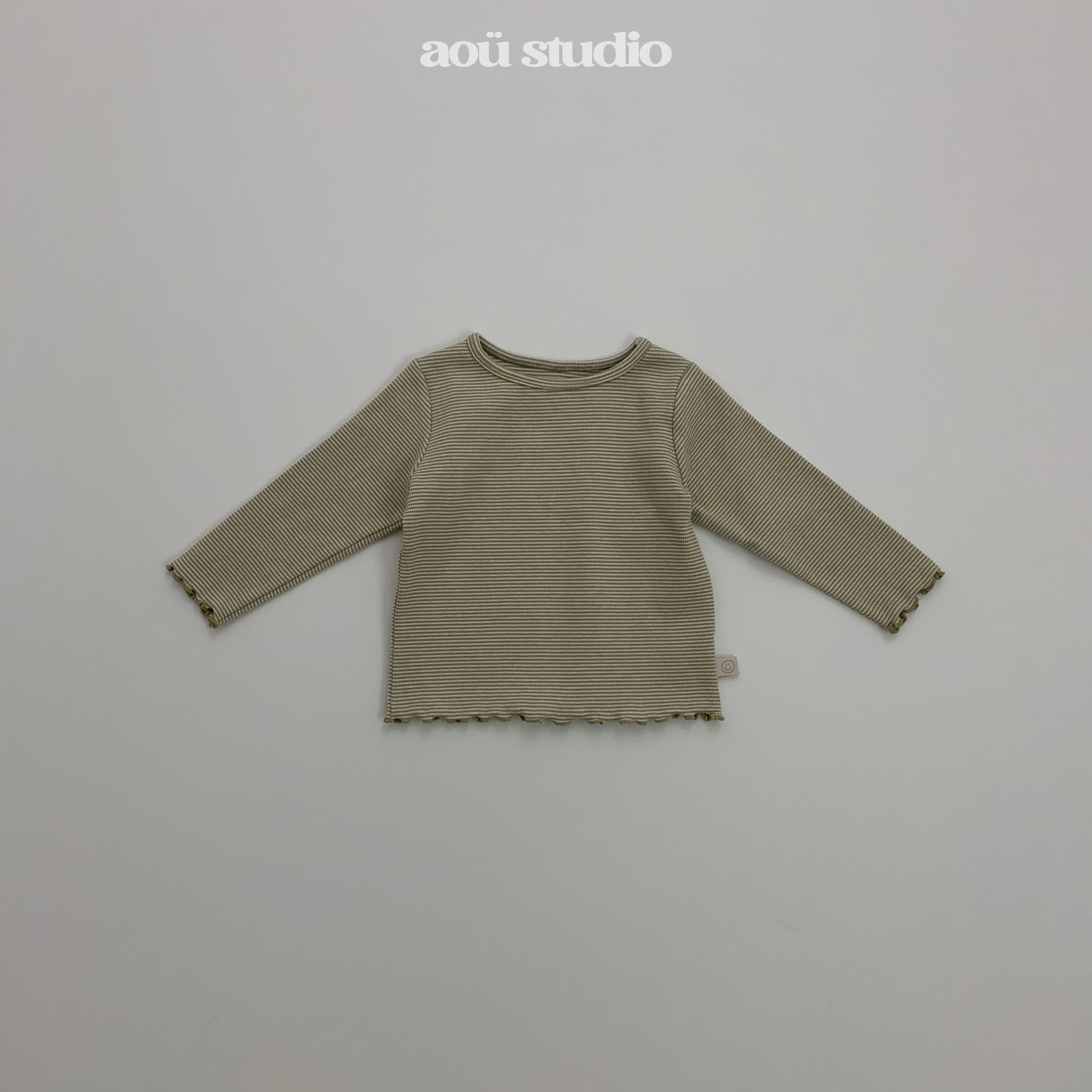 ［aou studio］Joy stripe mellow tops