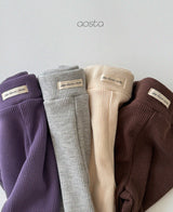［Aosta］Jelly Waffle Pants